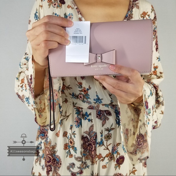 Kate spade Linney Baldwin Street Dusty Pink Wallet - Picture 5 of 7